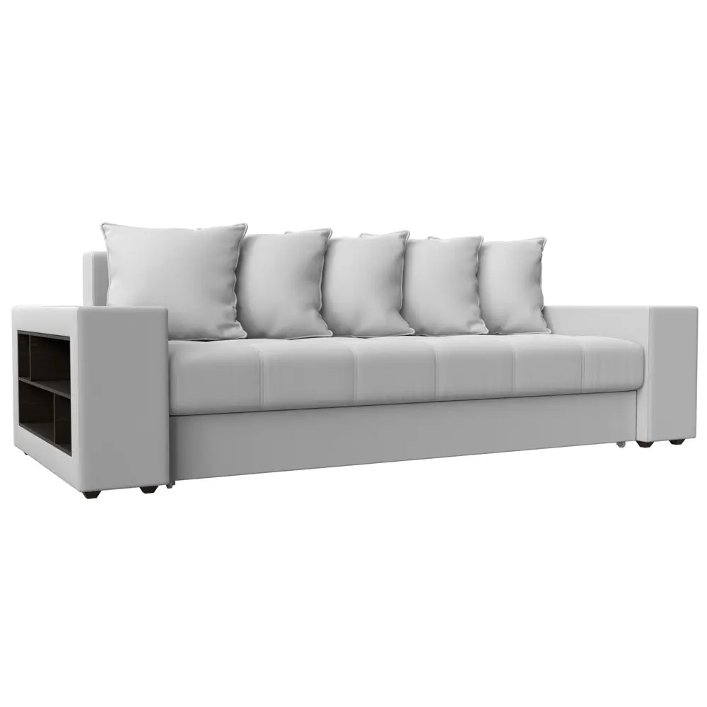 Фото Диван раскладной Лига диванов 31507_спб 240x96x109 см эко-кожа цвет белый Фото Диван раскладной Лига диванов 31507_спб 240x96x109 см эко-кожа цвет белый