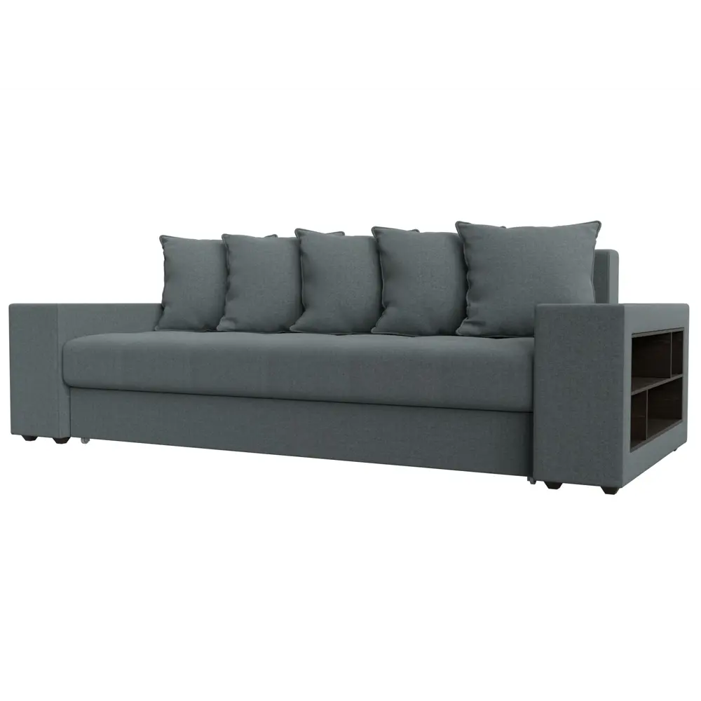 Фото Диван раскладной Лига диванов 124057_спб 240x96x109 см рогожка цвет амур 07 серый Фото Диван раскладной Лига диванов 124057_спб 240x96x109 см рогожка цвет амур 07 серый