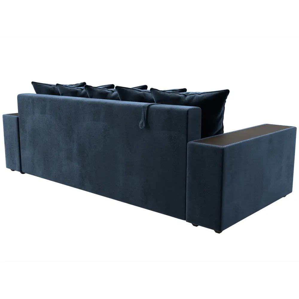 Фото 5 Диван раскладной Лига диванов 126471_спб 240x96x109 см велюр цвет tower 13 синий