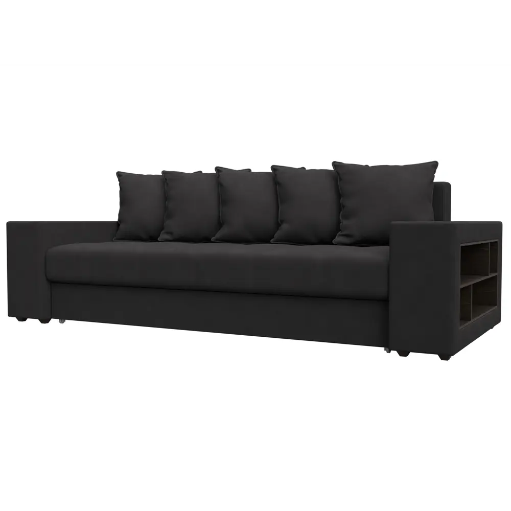 Фото Диван раскладной Лига диванов 126475_спб 240x96x109 см замша цвет joly 08 коричневый Фото Диван раскладной Лига диванов 126475_спб 240x96x109 см замша цвет joly 08 коричневый