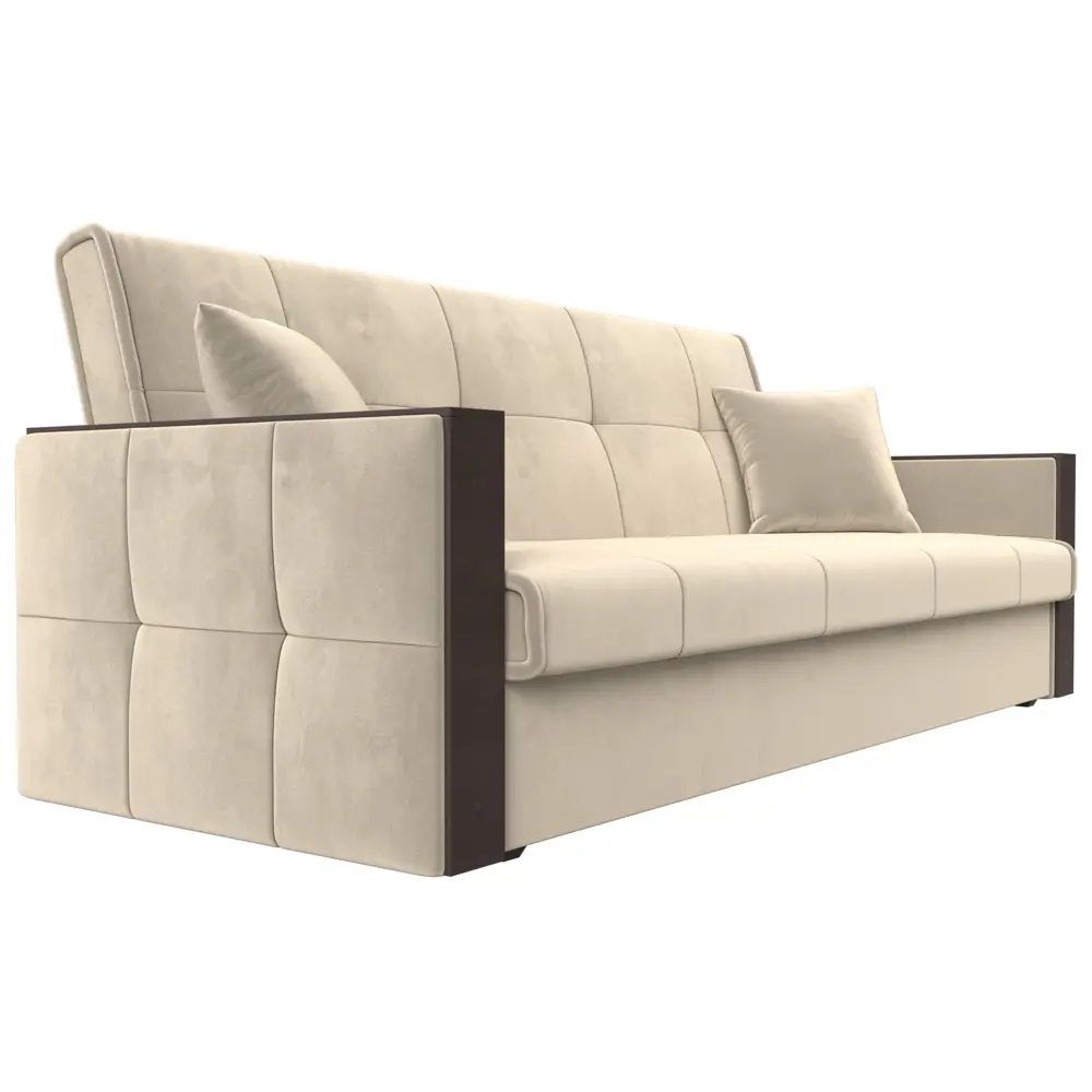 Фото 4 Диван раскладной Лига диванов 210x87x80 см вельвет цвет бежевый Фото 4 Диван раскладной Лига диванов 210x87x80 см вельвет цвет бежевый