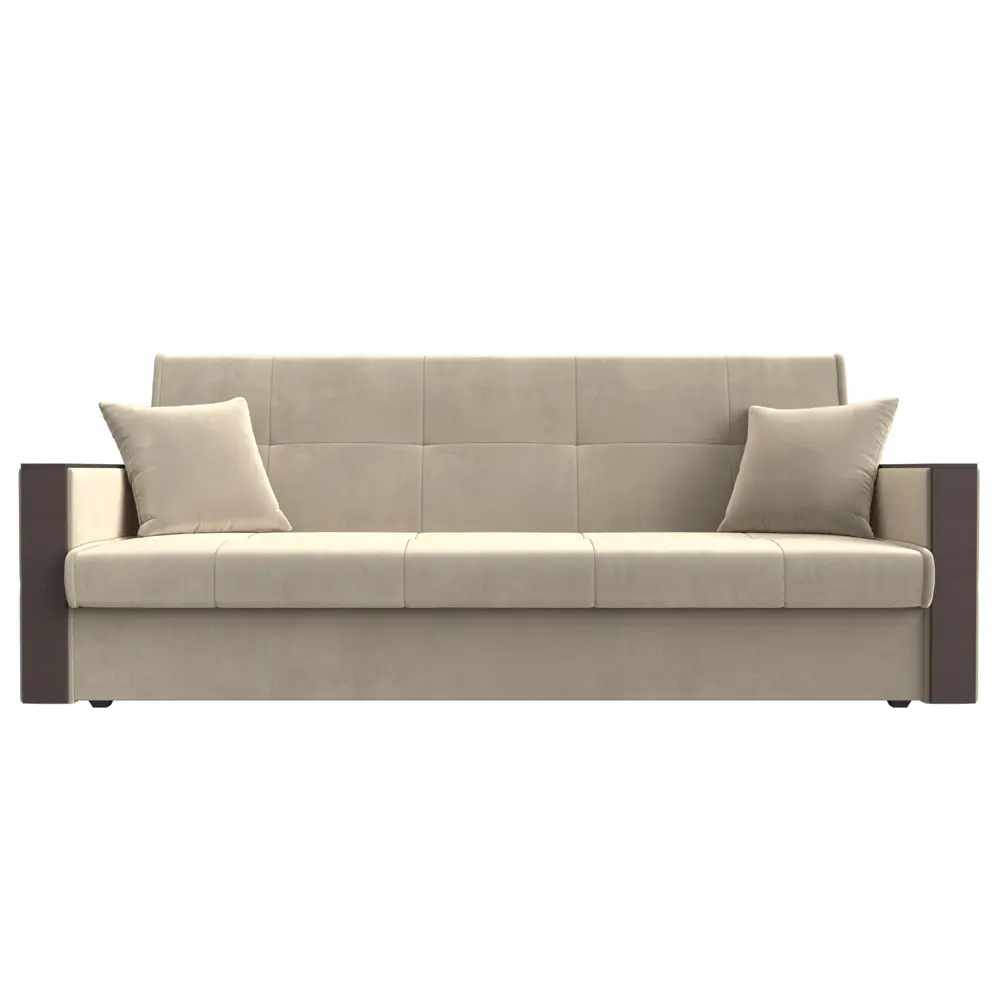 Фото 5 Диван раскладной Лига диванов 210x87x80 см вельвет цвет бежевый Фото 5 Диван раскладной Лига диванов 210x87x80 см вельвет цвет бежевый