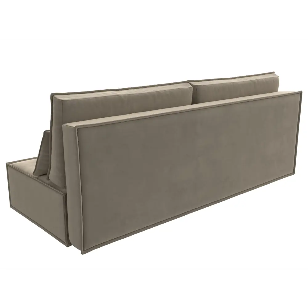 Фото 3 Диван раскладной Лига диванов 202x102x92 см вельвет цвет бежевый