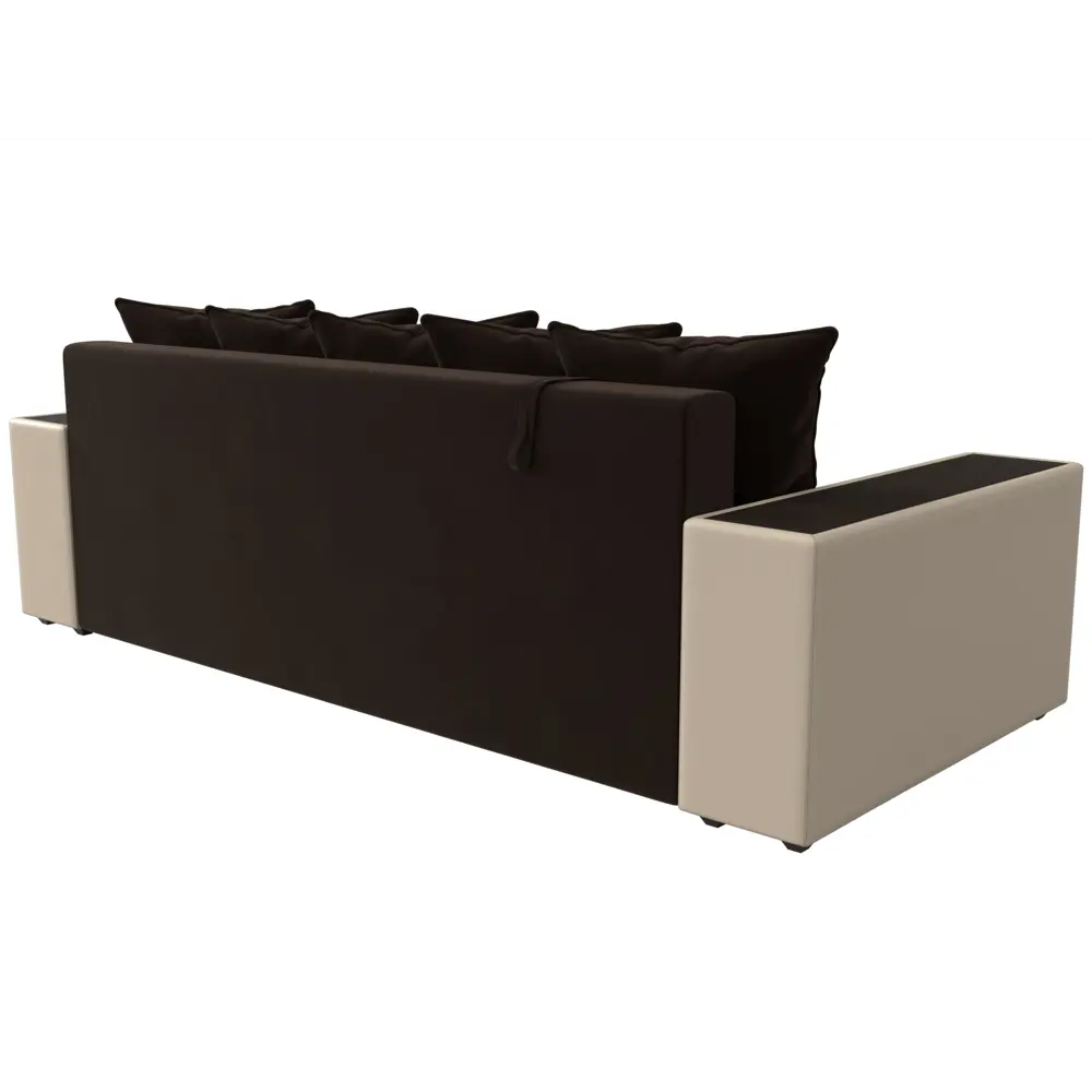 Фото 5 Диван раскладной Лига диванов 31500R_спб 240x96x109 см вельвет цвет коричневый/бежевый Фото 5 Диван раскладной Лига диванов 31500R_спб 240x96x109 см вельвет цвет коричневый/бежевый