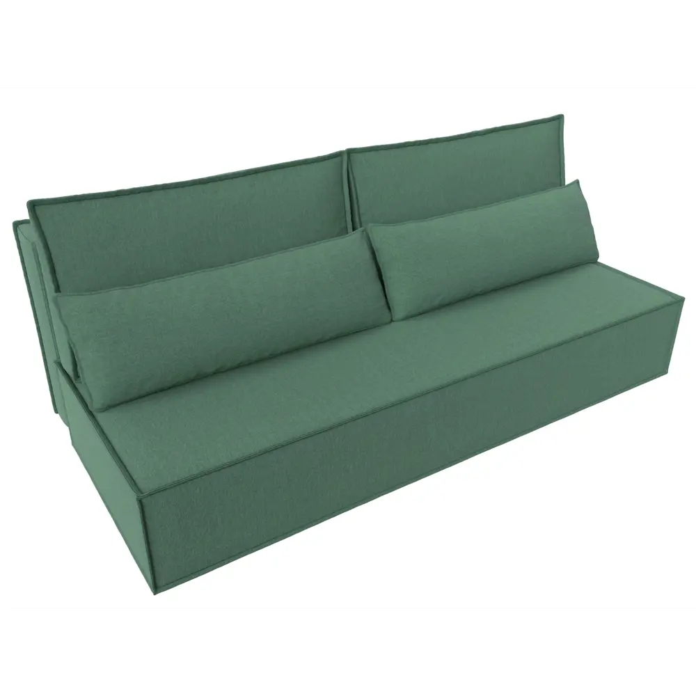 Фото 6 Диван раскладной Лига диванов 202x102x92 см рогожка цвет амур 11 зеленый