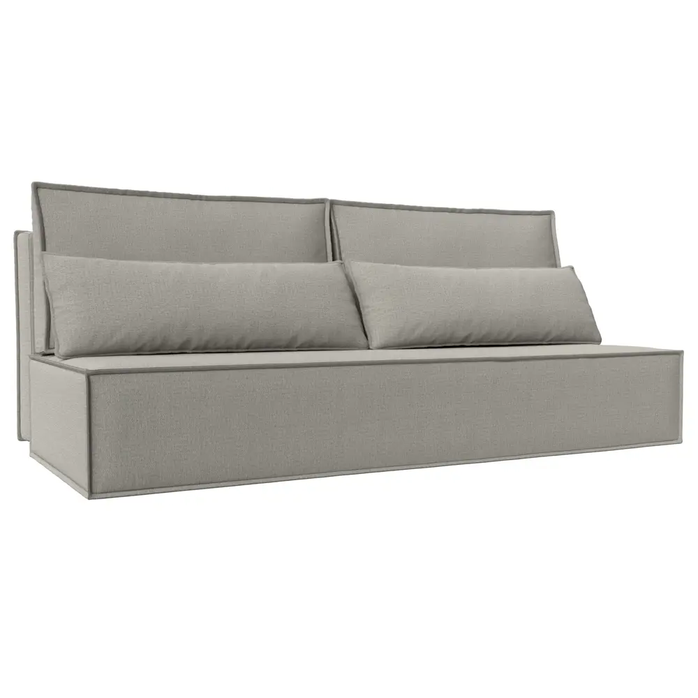 Фото Диван раскладной Лига диванов 202x102x92 см рогожка цвет амур 02 бежевый