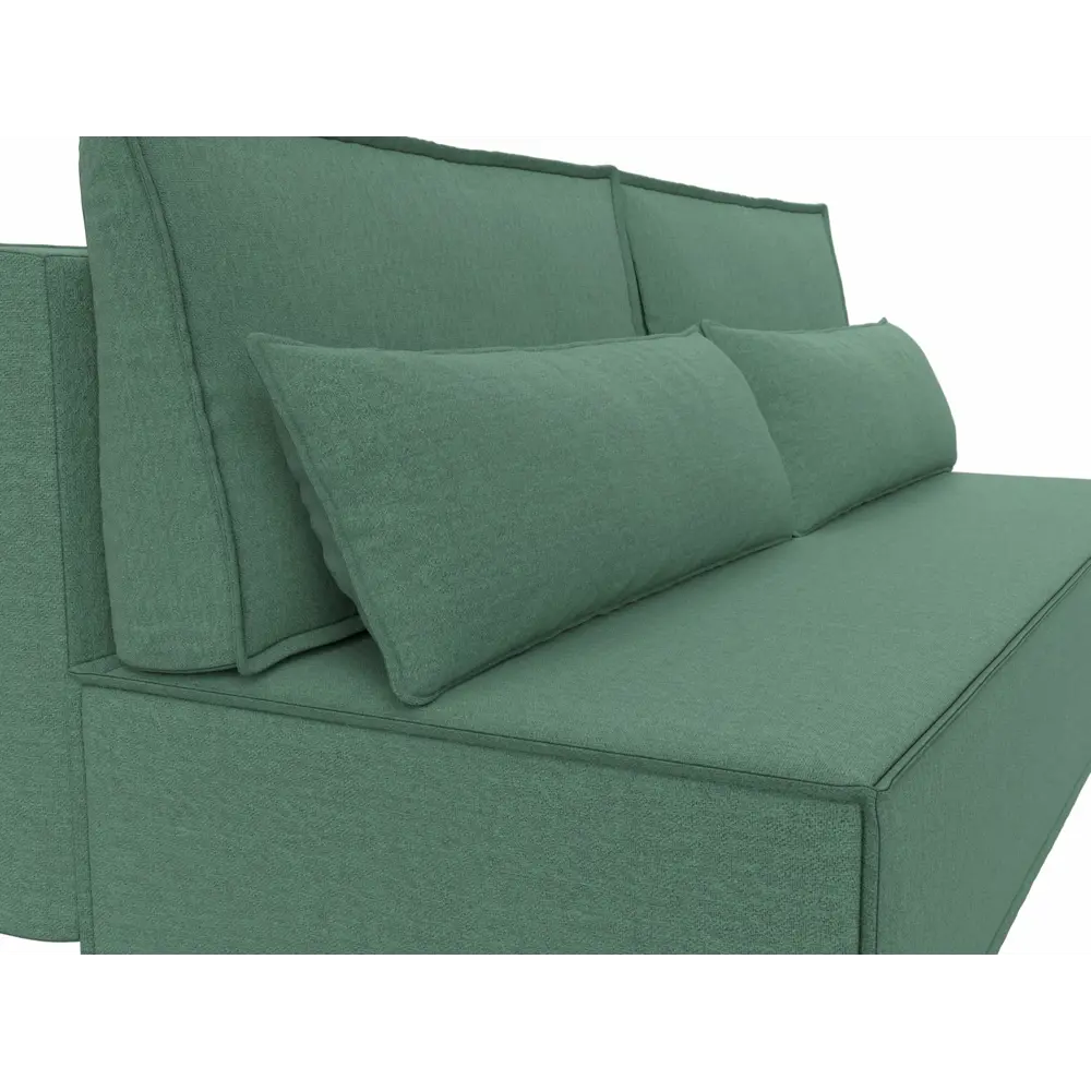 Фото 3 Диван раскладной Лига диванов 202x102x92 см рогожка цвет амур 11 зеленый