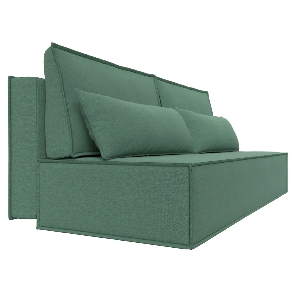 Фото 4 Диван раскладной Лига диванов 202x102x92 см рогожка цвет амур 11 зеленый