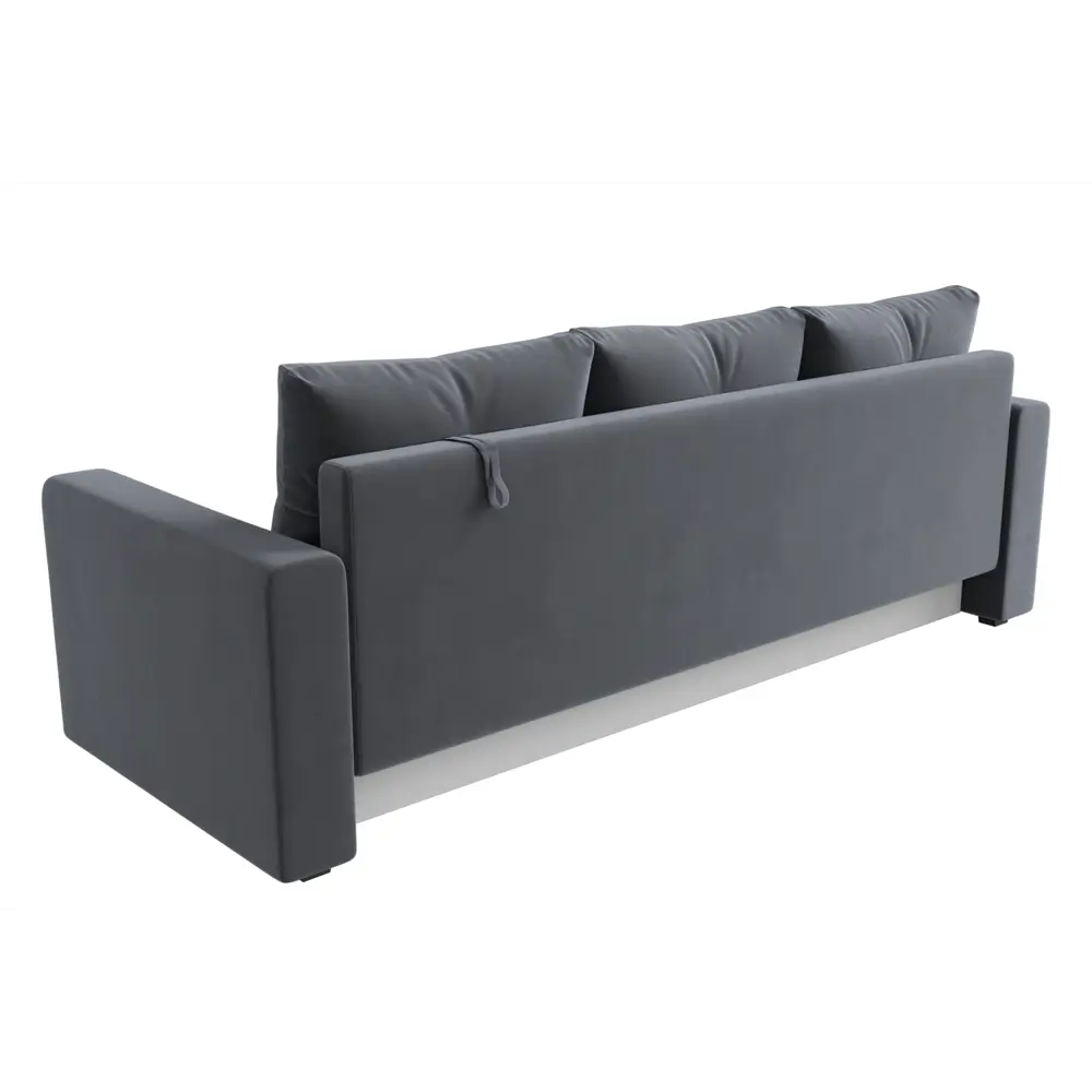 Фото 5 Диван раскладной Лига диванов 121182_спб 220x90x80 см велюр цвет серый Фото 5 Диван раскладной Лига диванов 121182_спб 220x90x80 см велюр цвет серый