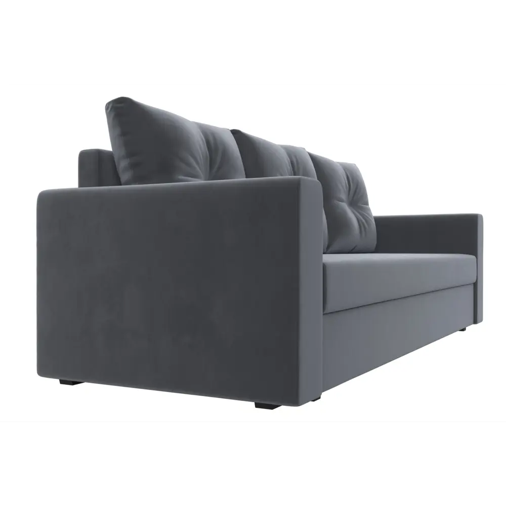 Фото 4 Диван раскладной Лига диванов 121182_спб 220x90x80 см велюр цвет серый Фото 4 Диван раскладной Лига диванов 121182_спб 220x90x80 см велюр цвет серый