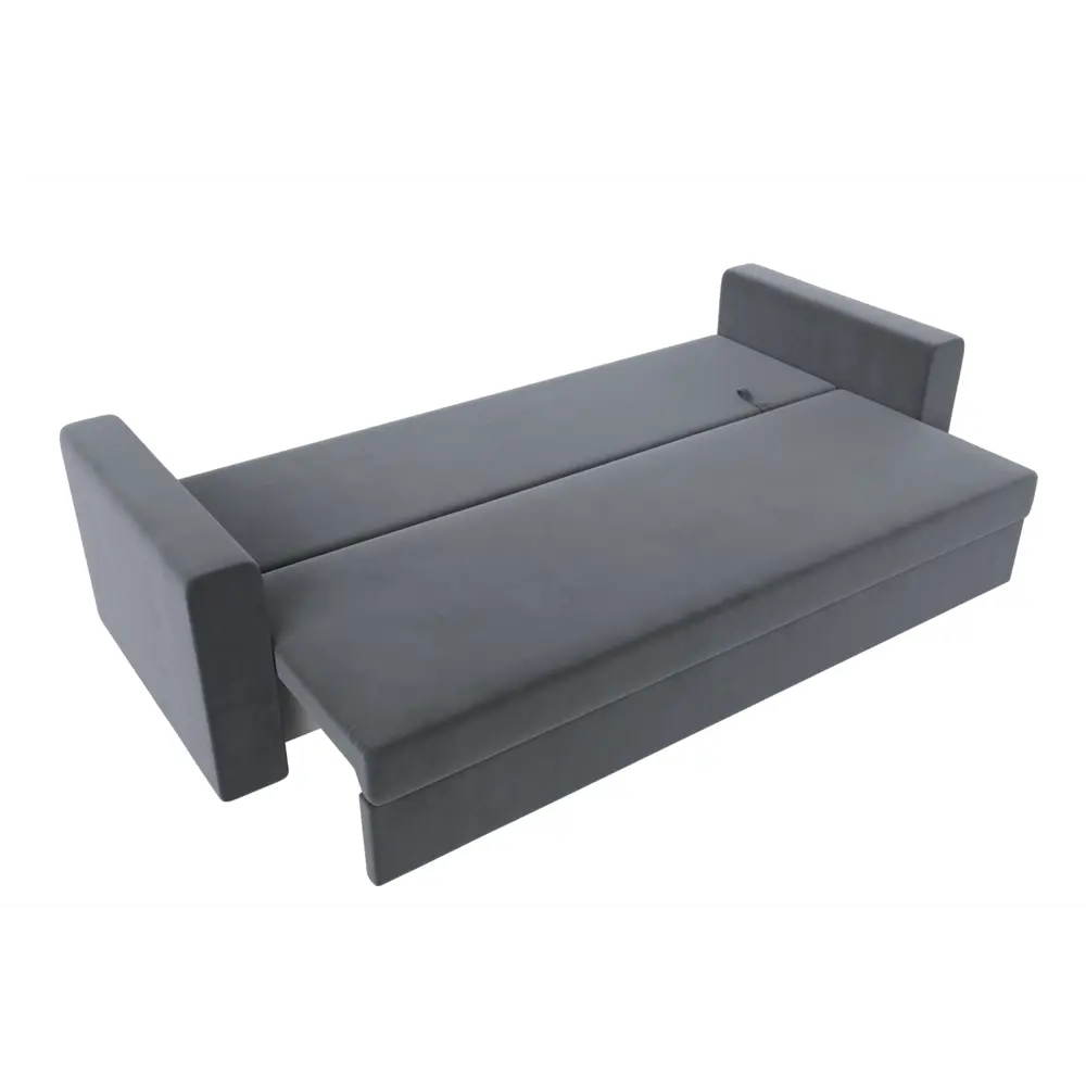 Фото 8 Диван раскладной Лига диванов 121182_спб 220x90x80 см велюр цвет серый Фото 8 Диван раскладной Лига диванов 121182_спб 220x90x80 см велюр цвет серый