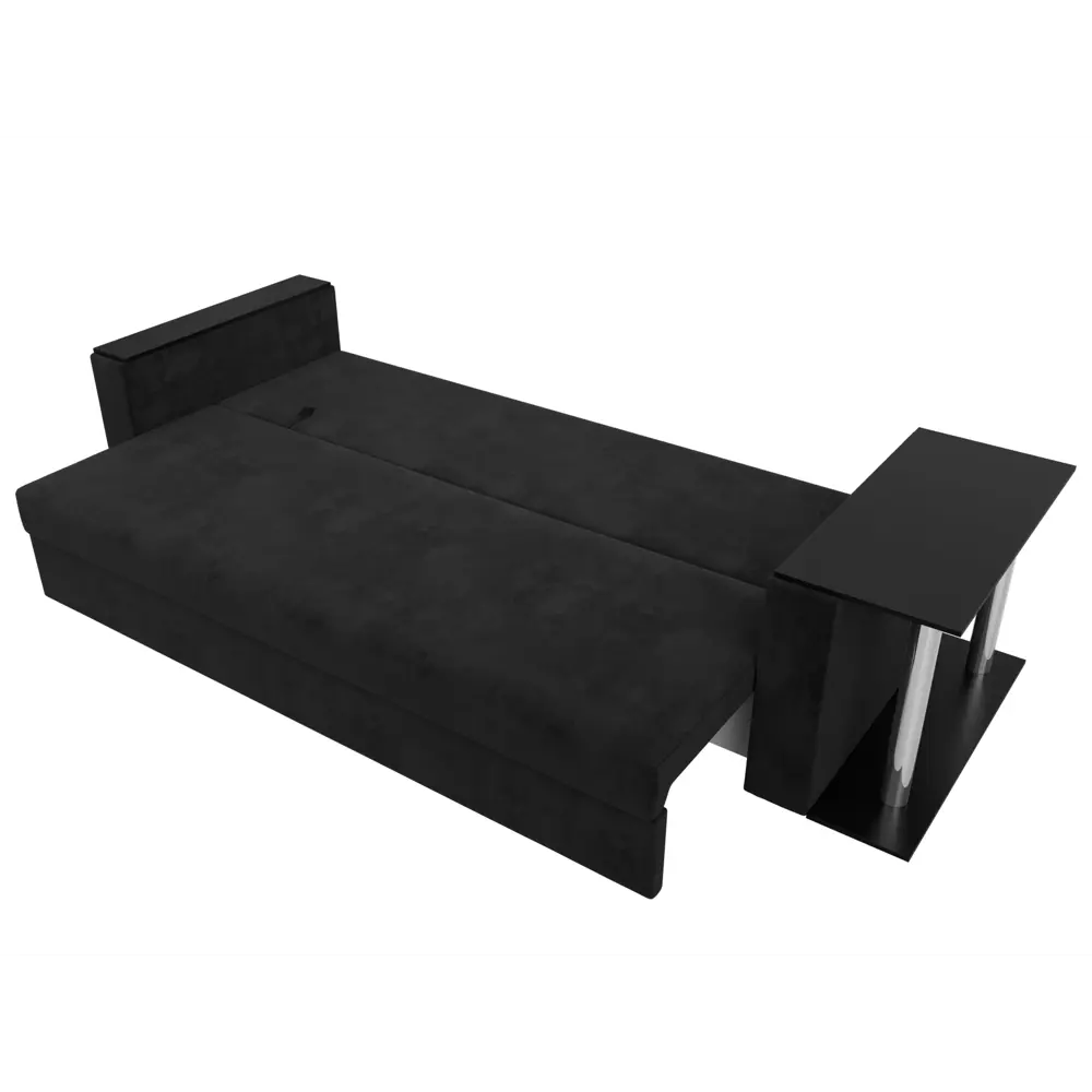 Фото 8 Диван раскладной Лига диванов 112477R_спб 230x90x80 см велюр цвет черный Фото 8 Диван раскладной Лига диванов 112477R_спб 230x90x80 см велюр цвет черный