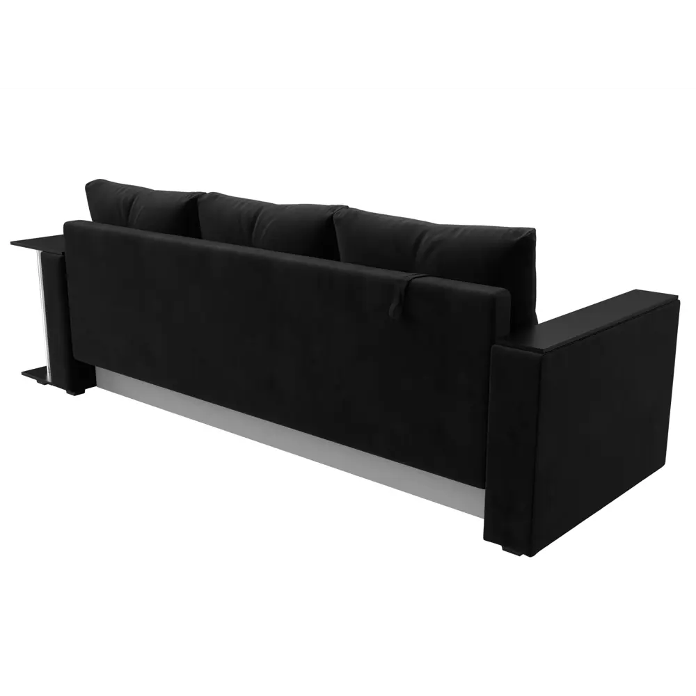 Фото 5 Диван раскладной Лига диванов 112477R_спб 230x90x80 см велюр цвет черный Фото 5 Диван раскладной Лига диванов 112477R_спб 230x90x80 см велюр цвет черный