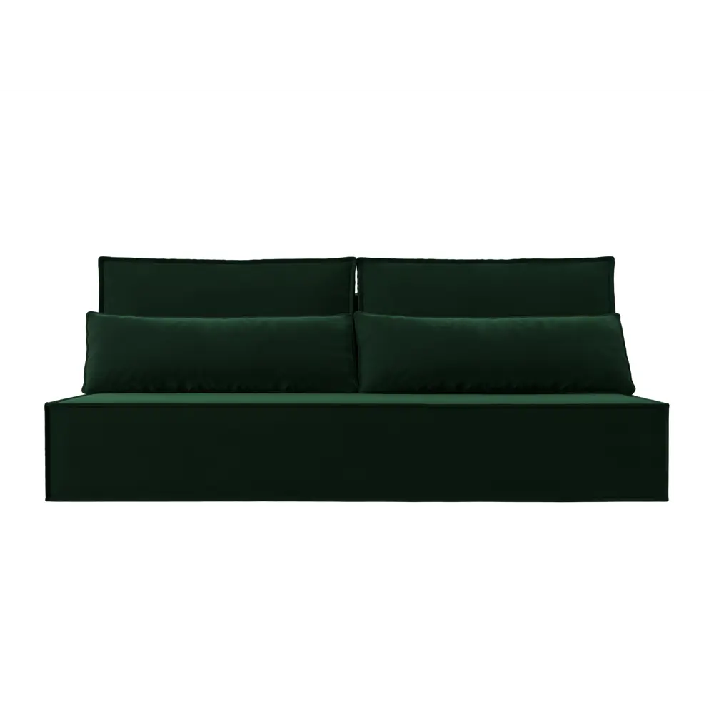 Фото 6 Диван раскладной Лига диванов 202x102x92 см велюр цвет зеленый