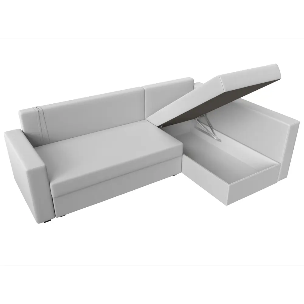 Фото 9 Диван раскладной Лига диванов 112542_спб 226x90x140 см эко-кожа цвет белый Фото 9 Диван раскладной Лига диванов 112542_спб 226x90x140 см эко-кожа цвет белый