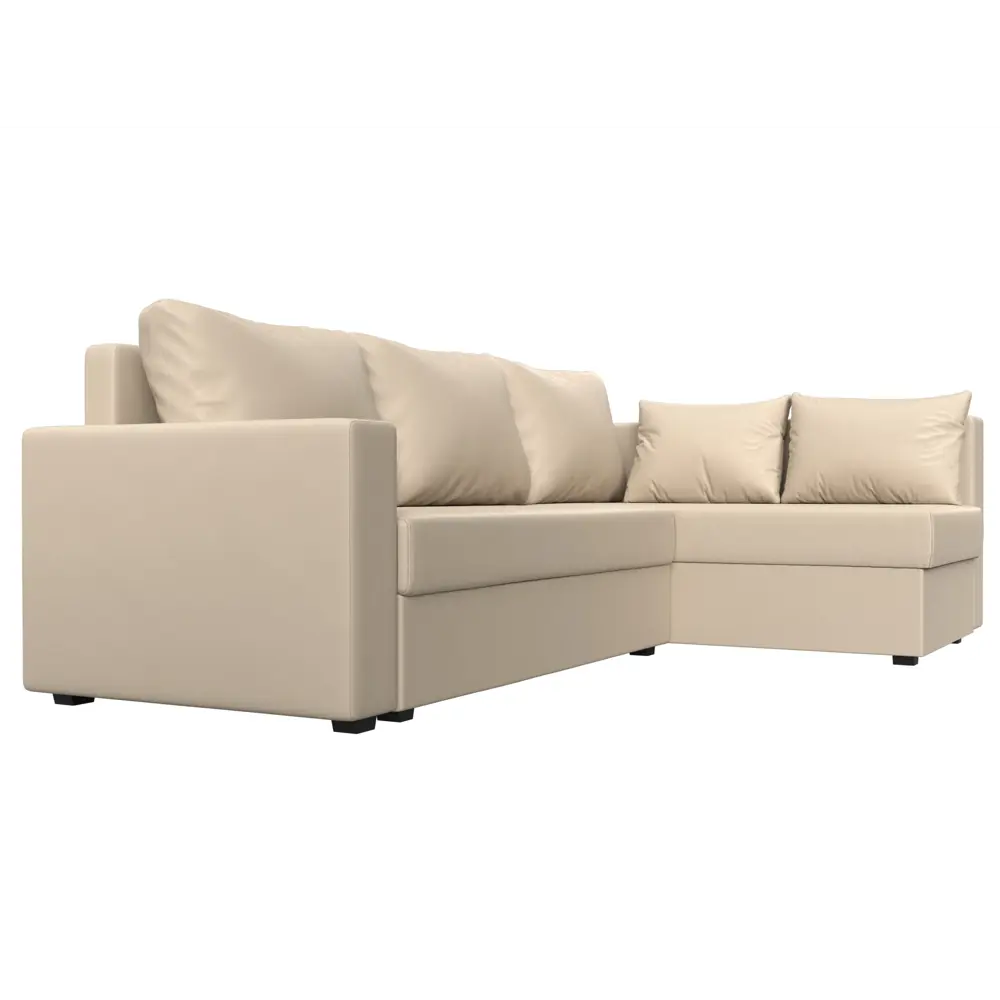 Фото 4 Диван раскладной Лига диванов 112543_спб 226x90x140 см эко-кожа цвет бежевый Фото 4 Диван раскладной Лига диванов 112543_спб 226x90x140 см эко-кожа цвет бежевый