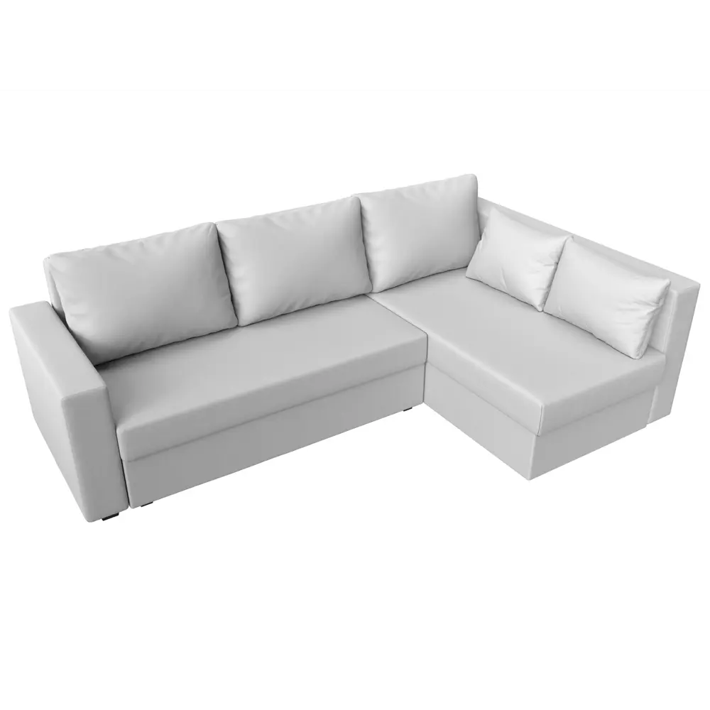 Фото 6 Диван раскладной Лига диванов 112542_спб 226x90x140 см эко-кожа цвет белый Фото 6 Диван раскладной Лига диванов 112542_спб 226x90x140 см эко-кожа цвет белый