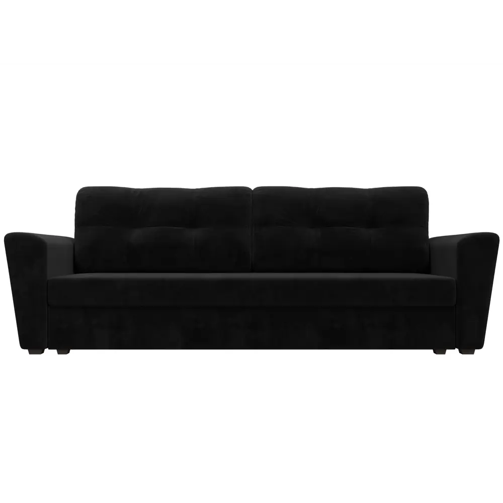 Фото 2 Диван раскладной Лига диванов 112433_спб 230x90x80 см велюр цвет черный Фото 2 Диван раскладной Лига диванов 112433_спб 230x90x80 см велюр цвет черный