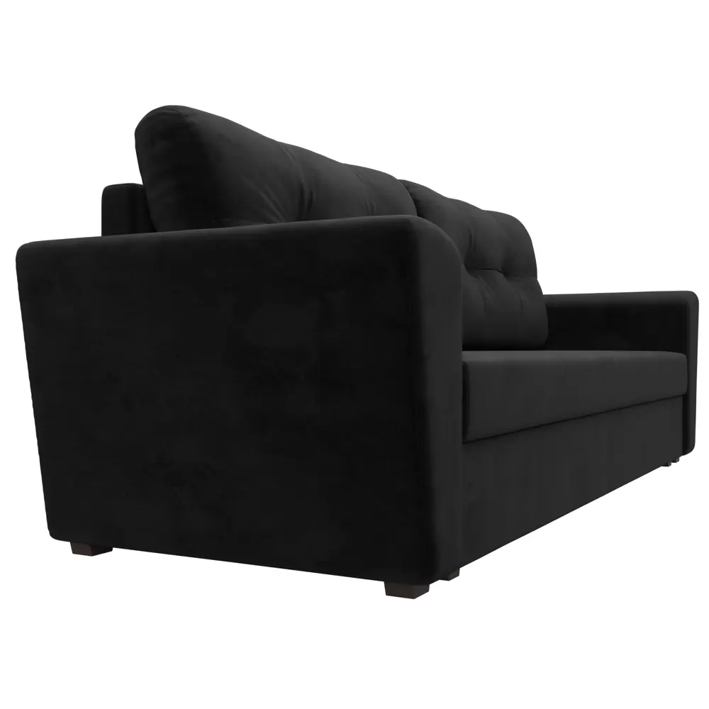 Фото 4 Диван раскладной Лига диванов 112433_спб 230x90x80 см велюр цвет черный Фото 4 Диван раскладной Лига диванов 112433_спб 230x90x80 см велюр цвет черный