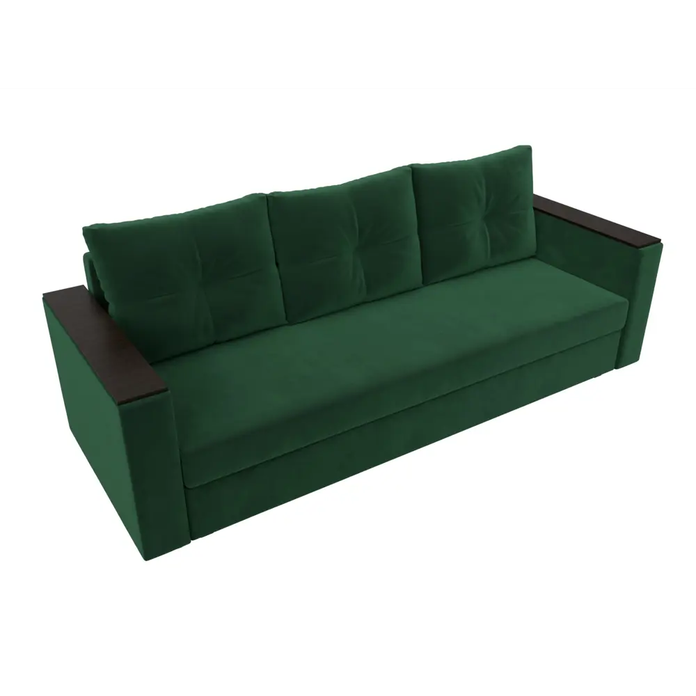 Фото 6 Диван раскладной Лига диванов 112638_спб 220x90x80 см велюр цвет зеленый Фото 6 Диван раскладной Лига диванов 112638_спб 220x90x80 см велюр цвет зеленый
