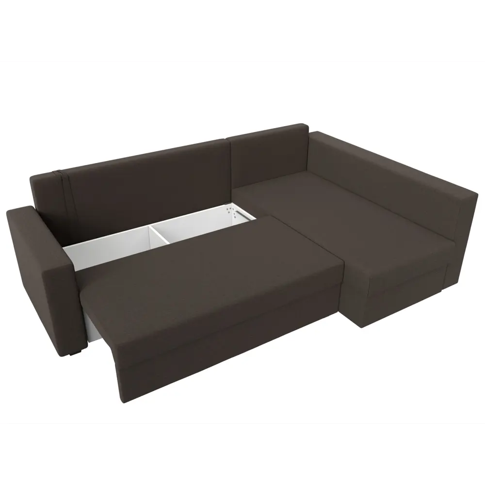 Фото 7 Диван раскладной Лига диванов 121537_спб 226x90x140 см рогожка цвет амур 05 коричневый Фото 7 Диван раскладной Лига диванов 121537_спб 226x90x140 см рогожка цвет амур 05 коричневый