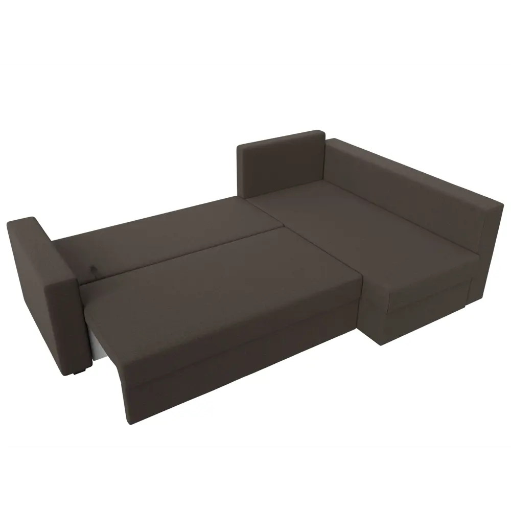 Фото 8 Диван раскладной Лига диванов 121537_спб 226x90x140 см рогожка цвет амур 05 коричневый Фото 8 Диван раскладной Лига диванов 121537_спб 226x90x140 см рогожка цвет амур 05 коричневый