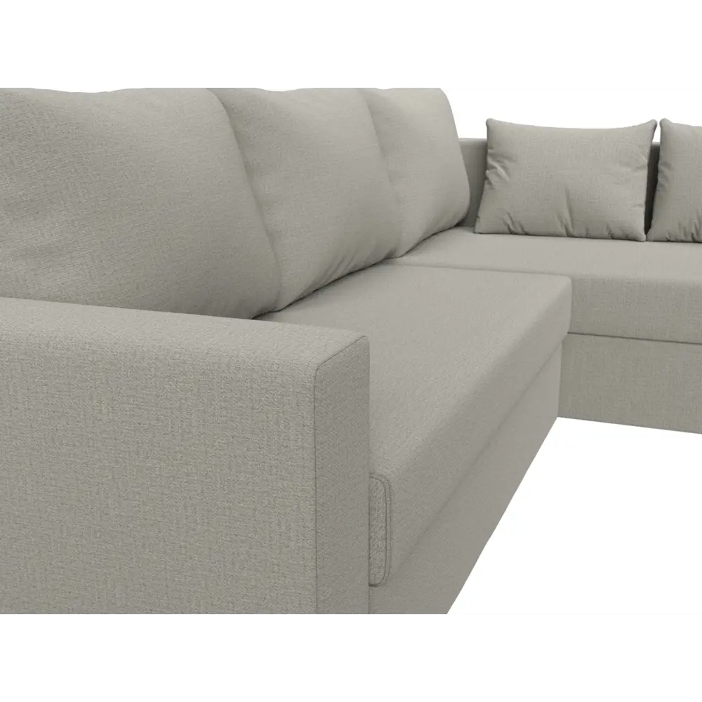 Фото 3 Диван раскладной Лига диванов 121536_спб 226x90x140 см рогожка цвет амур 02 бежевый Фото 3 Диван раскладной Лига диванов 121536_спб 226x90x140 см рогожка цвет амур 02 бежевый