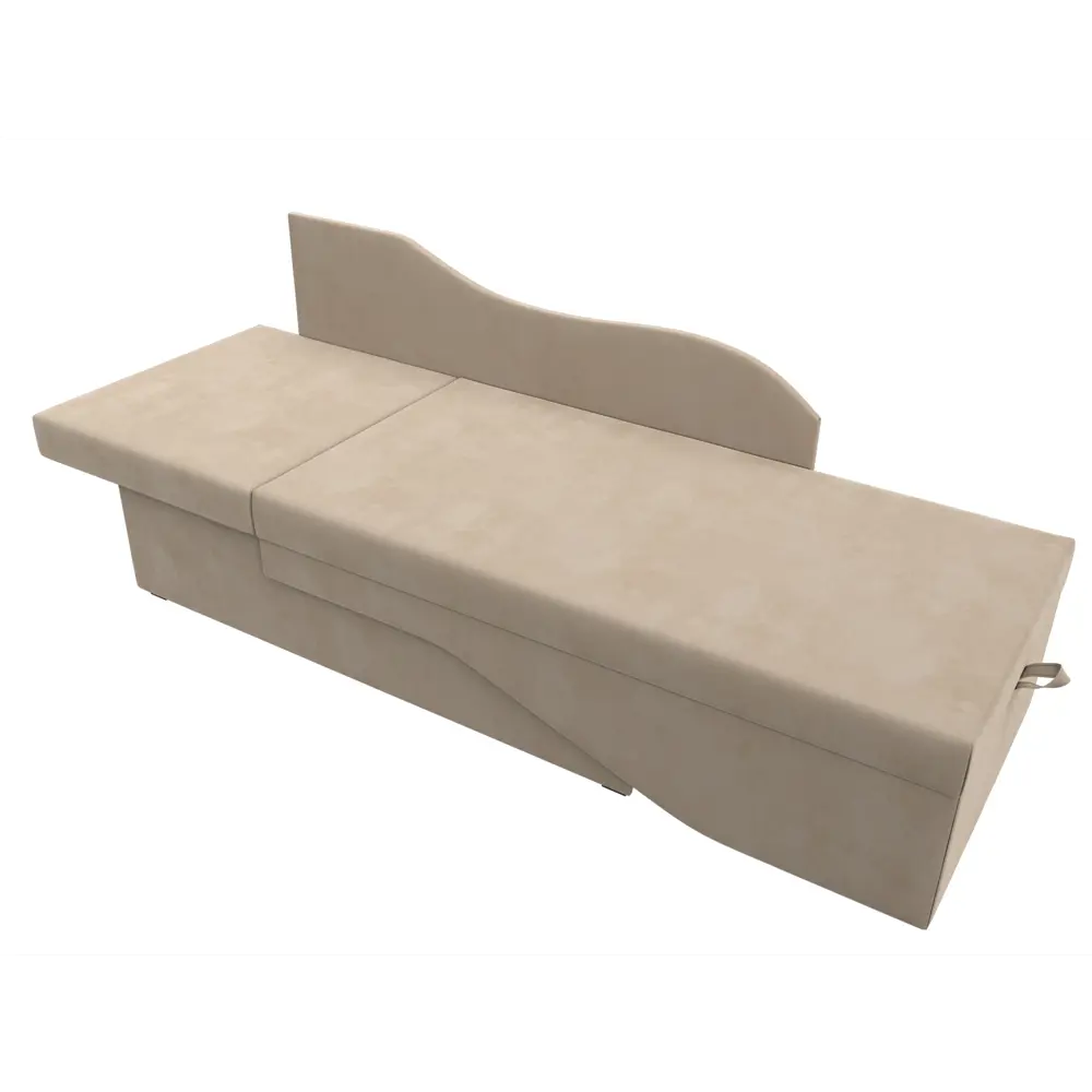 Фото 8 Диван раскладной Лига диванов 126116L_спб 134x70x72 см велюр цвет бежевый Фото 8 Диван раскладной Лига диванов 126116L_спб 134x70x72 см велюр цвет бежевый