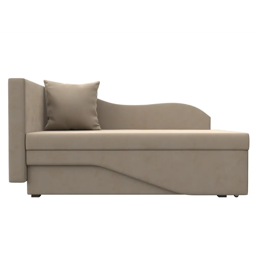 Фото 2 Диван раскладной Лига диванов 126116L_спб 134x70x72 см велюр цвет бежевый Фото 2 Диван раскладной Лига диванов 126116L_спб 134x70x72 см велюр цвет бежевый