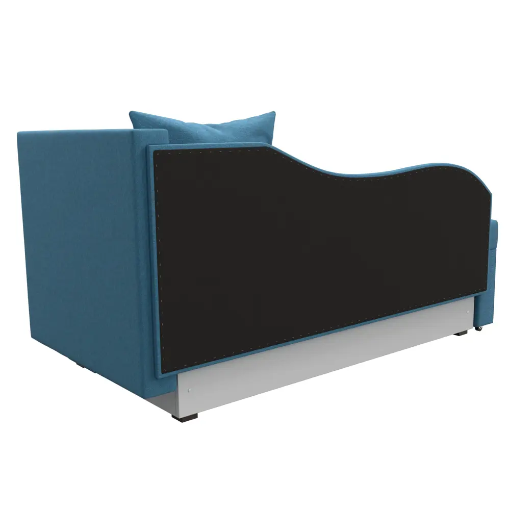 Фото 5 Диван раскладной Лига диванов 125766_спб 134x70x72 см рогожка цвет амур 10 голубой