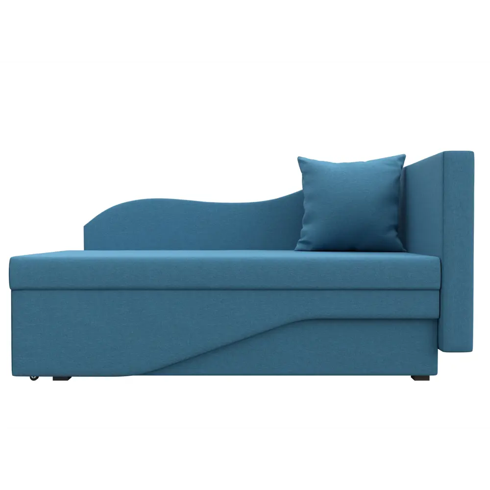 Фото 2 Диван раскладной Лига диванов 125766_спб 134x70x72 см рогожка цвет амур 10 голубой