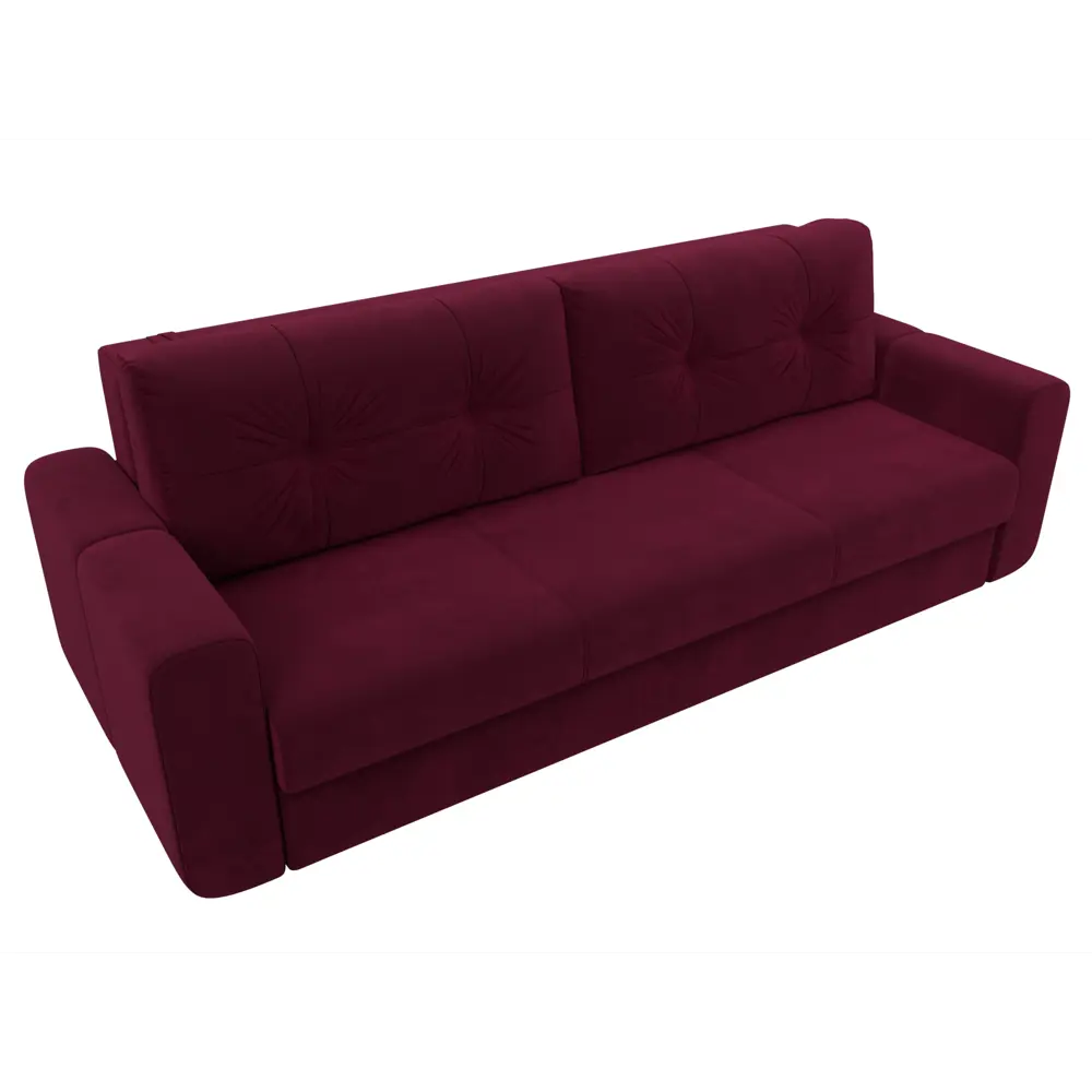 Фото 6 Диван раскладной Лига диванов 240x93x105 см вельвет цвет бордовый Фото 6 Диван раскладной Лига диванов 240x93x105 см вельвет цвет бордовый