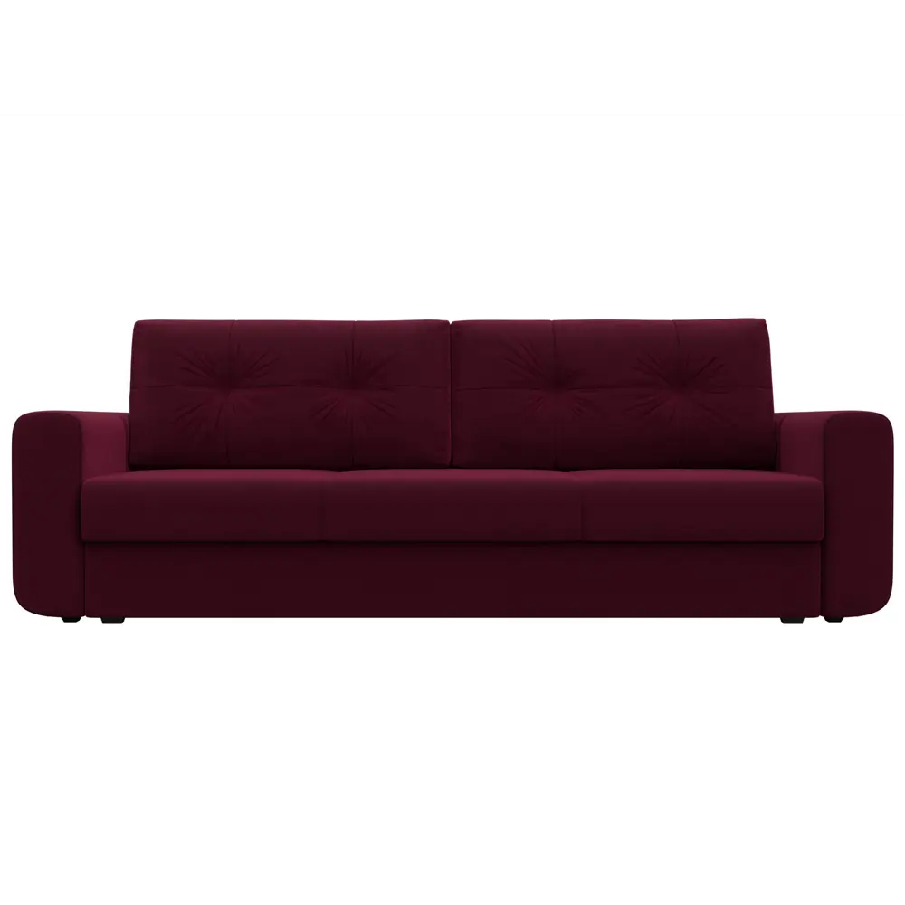 Фото 2 Диван раскладной Лига диванов 240x93x105 см вельвет цвет бордовый Фото 2 Диван раскладной Лига диванов 240x93x105 см вельвет цвет бордовый