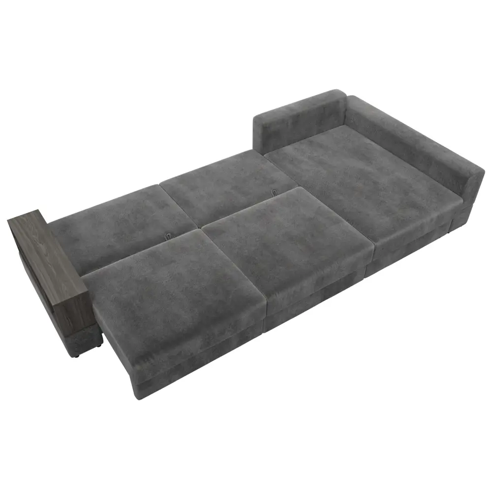 Фото 9 Диван раскладной Лига диванов 345x92x160 см велюр цвет tower 10 серый Фото 9 Диван раскладной Лига диванов 345x92x160 см велюр цвет tower 10 серый