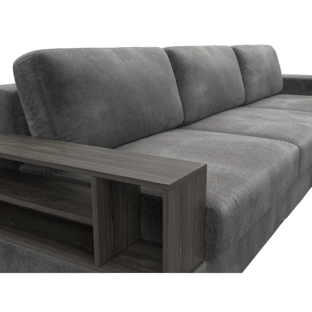 Фото 4 Диван раскладной Лига диванов 345x92x160 см велюр цвет tower 10 серый Фото 4 Диван раскладной Лига диванов 345x92x160 см велюр цвет tower 10 серый