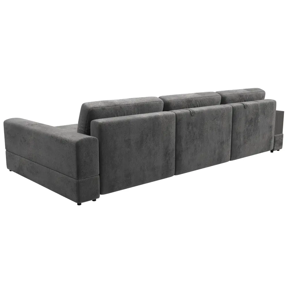 Фото 5 Диван раскладной Лига диванов 345x92x160 см велюр цвет tower 10 серый Фото 5 Диван раскладной Лига диванов 345x92x160 см велюр цвет tower 10 серый