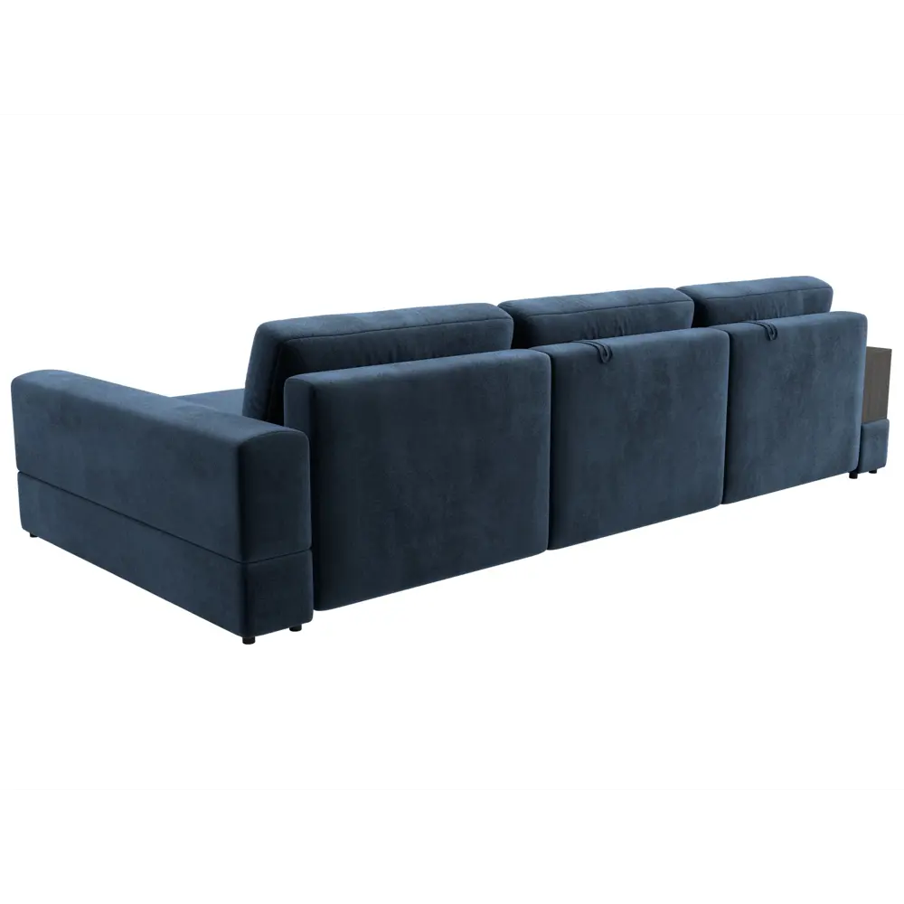 Фото 5 Диван раскладной Лига диванов 345x92x160 см велюр цвет tower 13 синий Фото 5 Диван раскладной Лига диванов 345x92x160 см велюр цвет tower 13 синий
