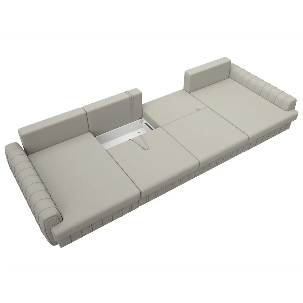 Фото 8 Диван раскладной Лига диванов 129321_спб 433x92x162 см рогожка цвет амур 02 бежевый Фото 8 Диван раскладной Лига диванов 129321_спб 433x92x162 см рогожка цвет амур 02 бежевый