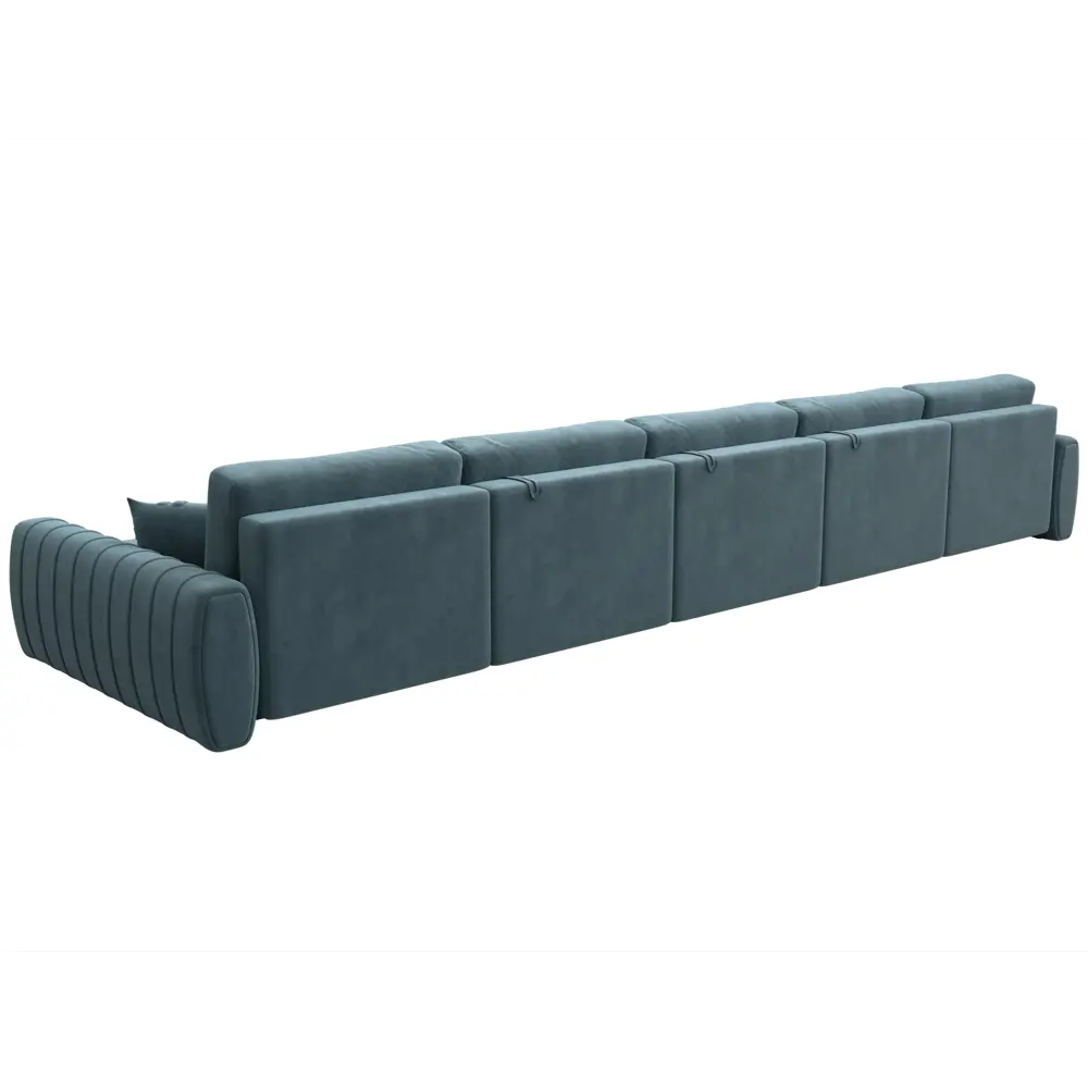 Фото 5 Диван раскладной Лига диванов 129356_спб 530x92x162 см велюр цвет seven 113 бирюзовый Фото 5 Диван раскладной Лига диванов 129356_спб 530x92x162 см велюр цвет seven 113 бирюзовый