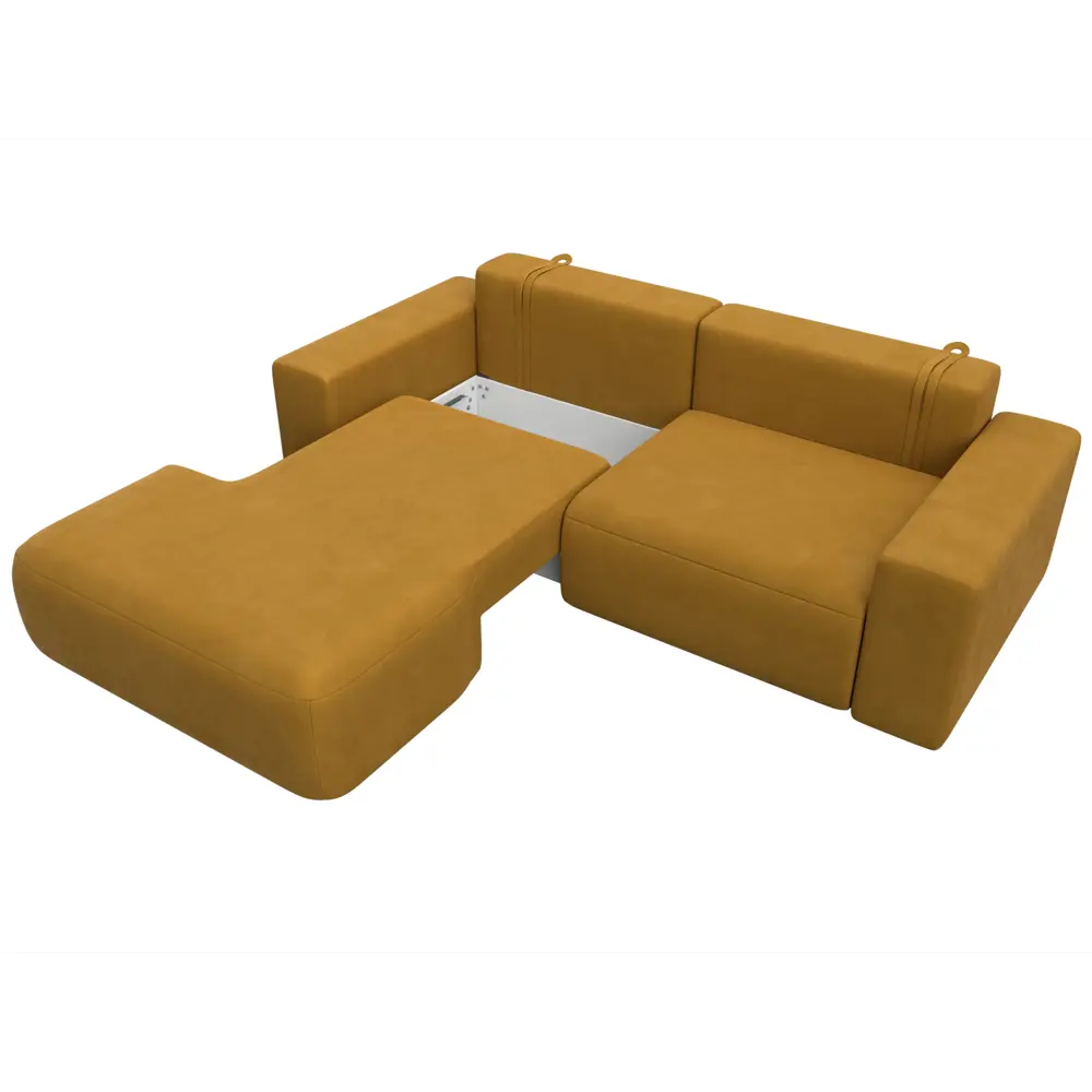 Фото 7 Диван раскладной Лига диванов 127724L_спб 248x84x162 см велюр цвет brut 10 желтый Фото 7 Диван раскладной Лига диванов 127724L_спб 248x84x162 см велюр цвет brut 10 желтый