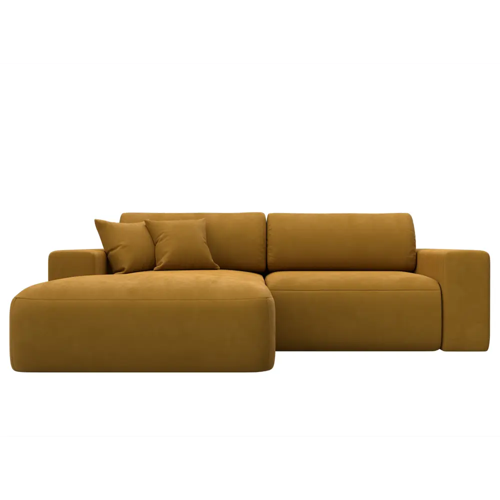 Фото 2 Диван раскладной Лига диванов 127724L_спб 248x84x162 см велюр цвет brut 10 желтый Фото 2 Диван раскладной Лига диванов 127724L_спб 248x84x162 см велюр цвет brut 10 желтый