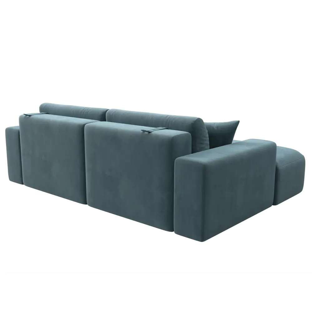 Фото 5 Диван раскладной Лига диванов 121374L_спб 248x84x162 см велюр цвет бирюзовый Фото 5 Диван раскладной Лига диванов 121374L_спб 248x84x162 см велюр цвет бирюзовый