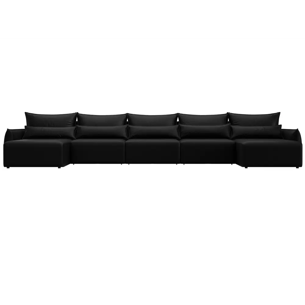 Фото 2 Диван раскладной Лига диванов 129900_спб 518x96x160 см эко-кожа цвет grifon 18 черный Фото 2 Диван раскладной Лига диванов 129900_спб 518x96x160 см эко-кожа цвет grifon 18 черный