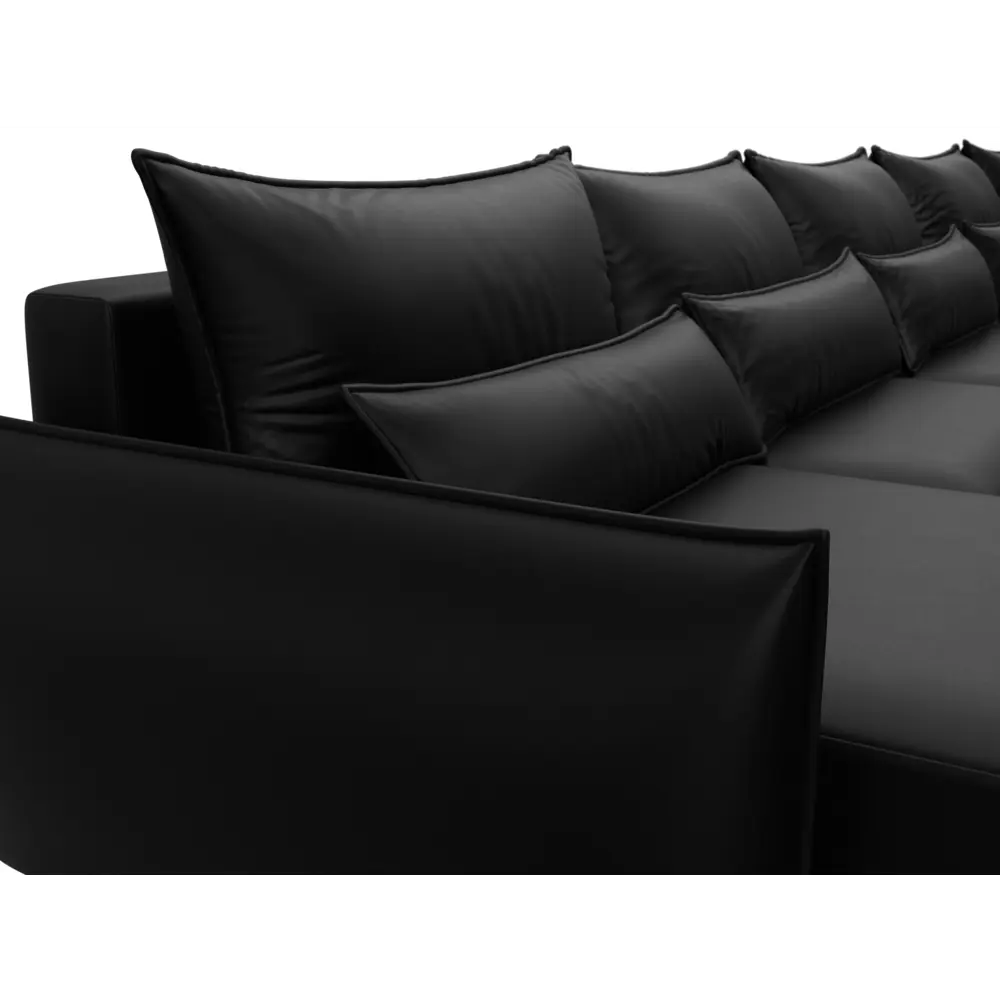 Фото 3 Диван раскладной Лига диванов 129900_спб 518x96x160 см эко-кожа цвет grifon 18 черный Фото 3 Диван раскладной Лига диванов 129900_спб 518x96x160 см эко-кожа цвет grifon 18 черный