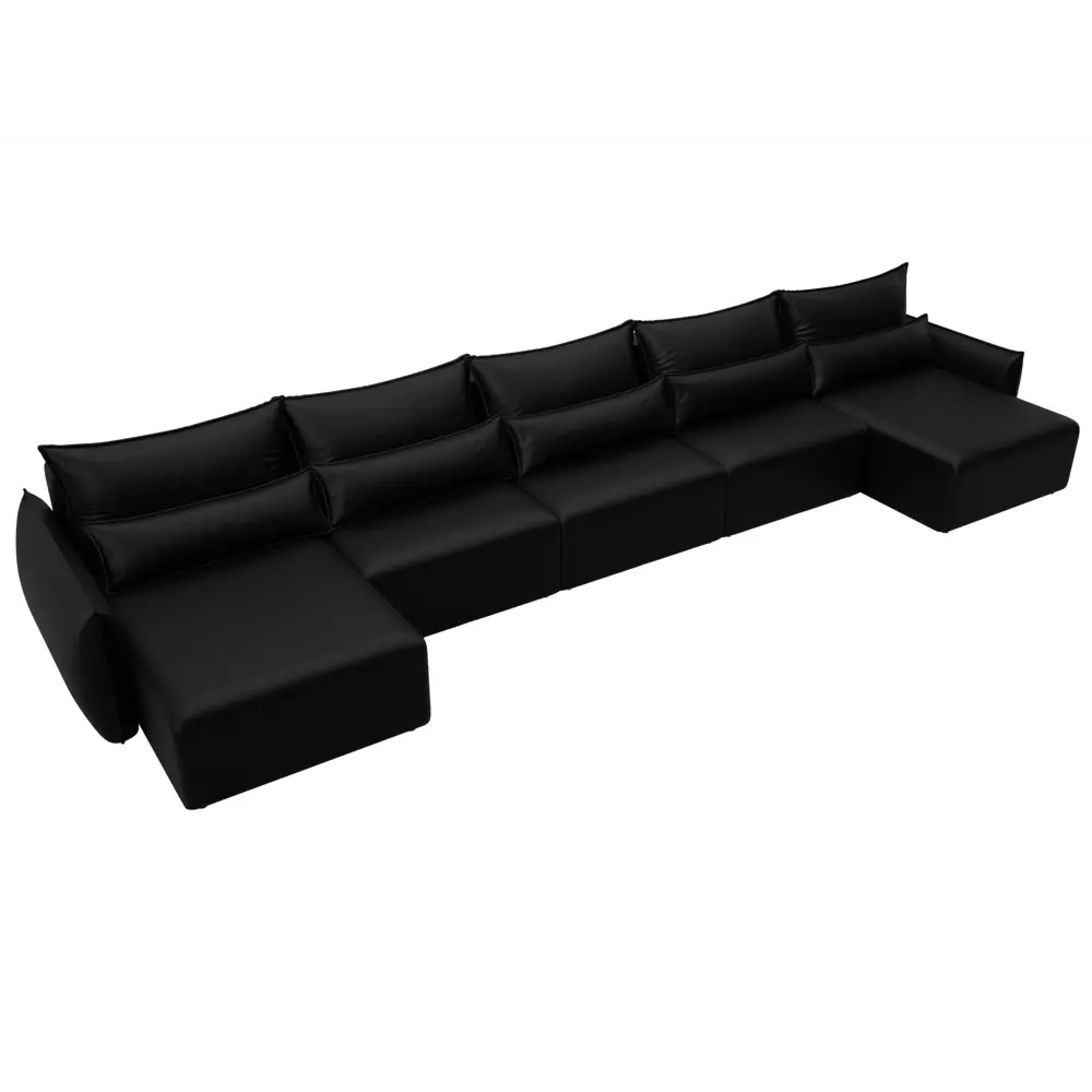 Фото 6 Диван раскладной Лига диванов 129900_спб 518x96x160 см эко-кожа цвет grifon 18 черный Фото 6 Диван раскладной Лига диванов 129900_спб 518x96x160 см эко-кожа цвет grifon 18 черный