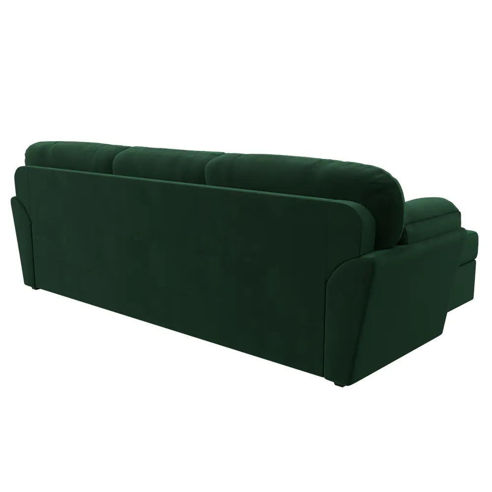 Фото 5 Диван раскладной Лига диванов 100529L_спб 295x103x153 см велюр цвет зеленый