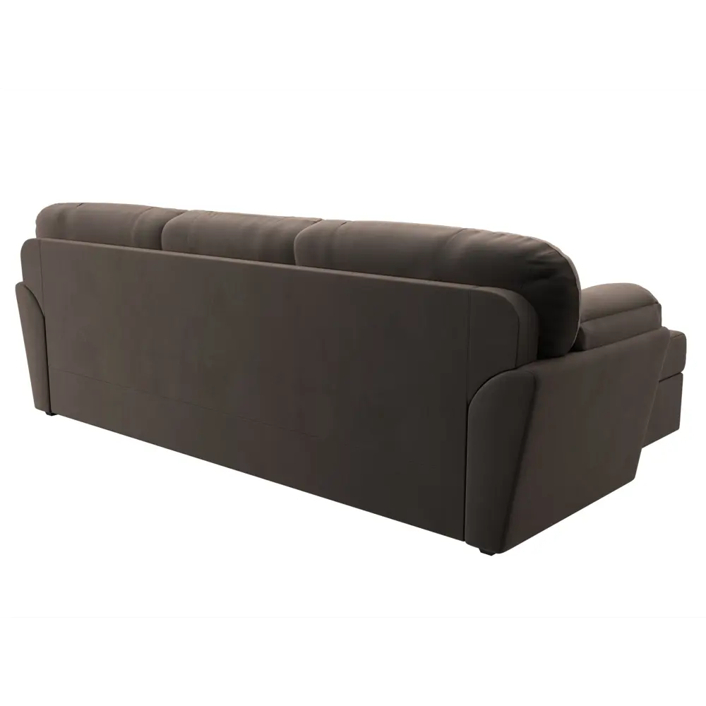 Фото 5 Диван раскладной Лига диванов 100530L_спб 295x103x153 см велюр цвет коричневый Фото 5 Диван раскладной Лига диванов 100530L_спб 295x103x153 см велюр цвет коричневый
