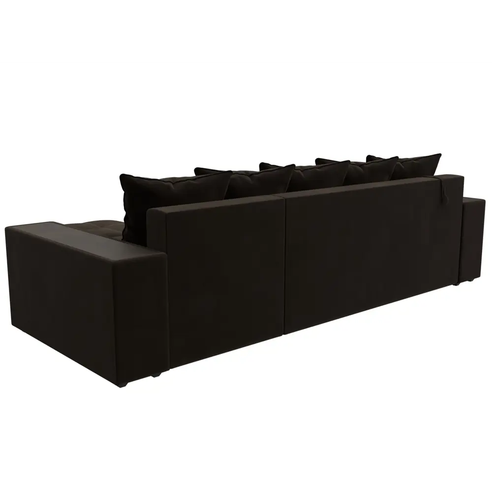 Фото 5 Диван раскладной Лига диванов 110482_спб 282x90x163 см вельвет цвет коричневый Фото 5 Диван раскладной Лига диванов 110482_спб 282x90x163 см вельвет цвет коричневый