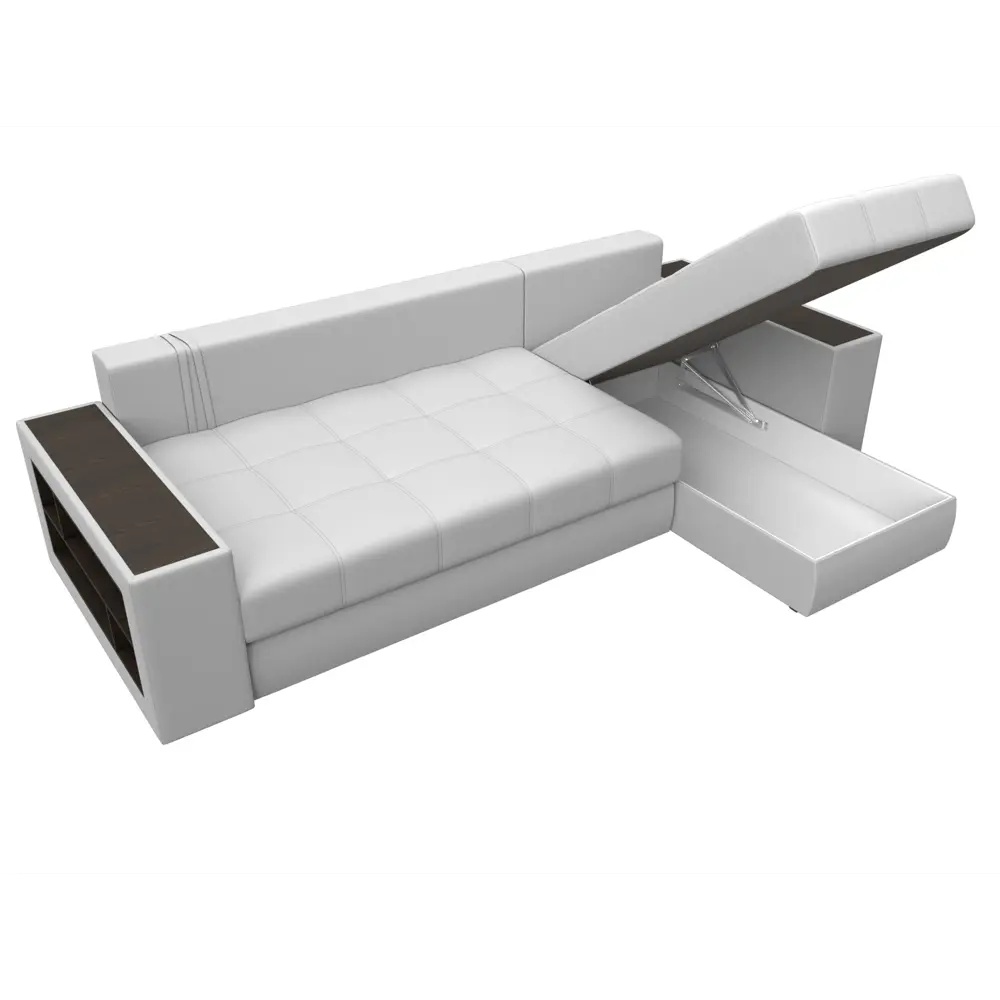 Фото 9 Диван раскладной Лига диванов 29100_спб 282x90x163 см эко-кожа цвет белый Фото 9 Диван раскладной Лига диванов 29100_спб 282x90x163 см эко-кожа цвет белый