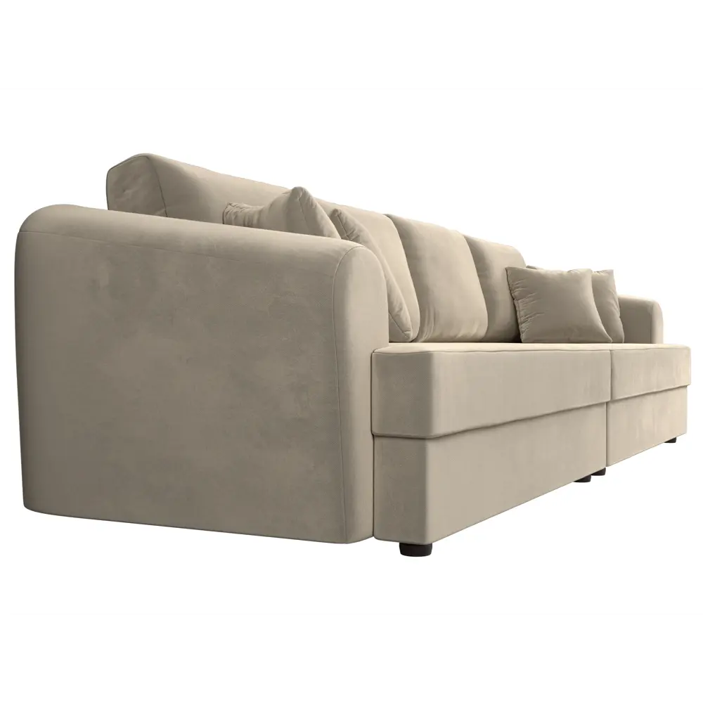 Фото 3 Диван раскладной Лига диванов 320x88x106 см вельвет цвет бежевый Фото 3 Диван раскладной Лига диванов 320x88x106 см вельвет цвет бежевый